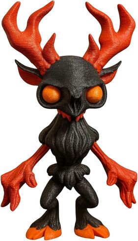 Articulated Wendigo Figurine – Cryptid Desk Fidget for Teens & Adults – Stress Relief & Collectible – Poseable Mythology Horror Collectible – 3D Printed in Canada in Saudi Arabia