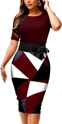 فساتين Bodycon للنساء Midi Pencil Dress in Saudi Arabia