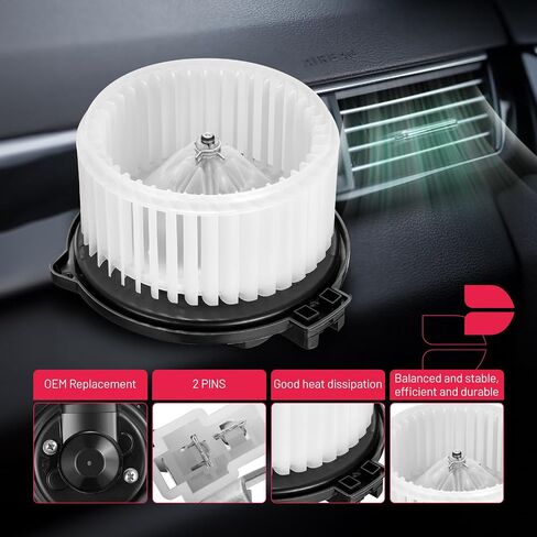 BDFHYK AC Heater Blower Motor Fan 700188 Compatible with Toyota Tacoma 2005 2006 2007 2008 2009 2010 2011 2012 2013 2014 2015,HVAC Blower Motor Assembly Replacement for PM9297 75846 871030C051 in Saudi Arabia