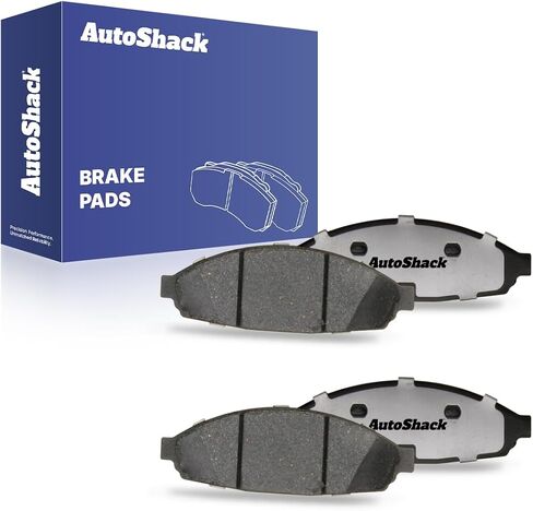 AutoShack Front Ceramic Brake Pad Set Driver and Passenger Side Replacement for 2003-2011 Ford Crown Victoria 2003-2004 Mercury Marauder 2003-2011 Grand Marquis 2003-2011 Lincoln Town Car RWD SCD931 in Saudi Arabia