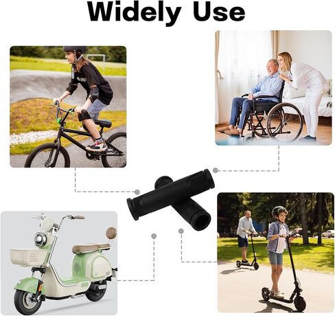 Bike Handlebar Grips, Replacement Bicycle Grips, Bike Handle Bar Wraps for Mountain, MTB, BMX, Beach Cruiser, Kids Bikes, Soft Non-Slip-Rubber Hand Grip Comfortable Ergonomic in Saudi Arabia