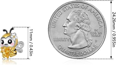 Setrling الفضة لطيف الحيوان أقراط النحل/القط/يونيكورن/الضفدع/الخفافيش وأقراط مجوهرات هدايا للنساء in Kuwait