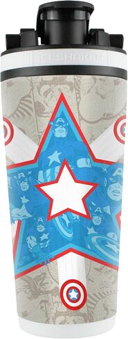 WinCraft 26oz 4D Stainless Steel Ice Shaker Marvel Captain America Retro White in Saudi Arabia