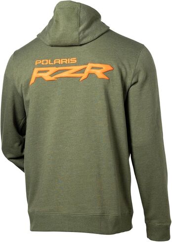 Polaris Off Road Mens RZR Logo Full Zip Hoodie in Saudi Arabia