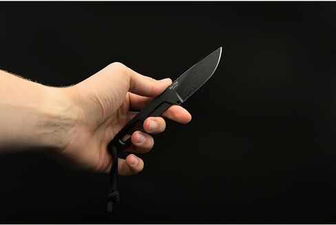 نسبة Extrema - Satre S600 (Black) ، S600 Steel Blade 4 Mm ، Exp Dark Finish ، مقبض مريح خفيف الوزن ، مصنوع في إيطاليا in Kuwait