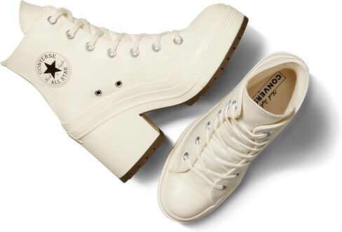 حذاء رياضي نسائي بكعب Chuck 70 من Converse، Egret/Black، 9 Medium US in Kuwait