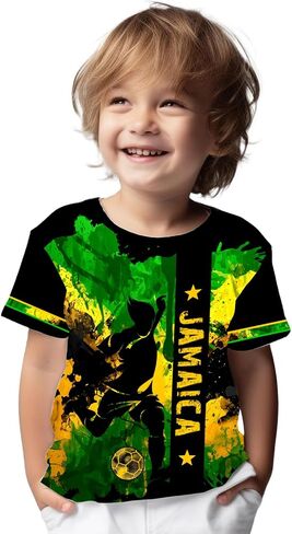 Shirt for Kid 3D Jersey Boy‘s Clothing Shirt for Girl Short Sleeve Top in Saudi Arabia