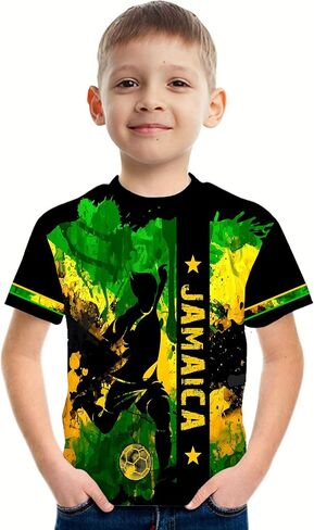 Shirt for Kid 3D Jersey Boy‘s Clothing Shirt for Girl Short Sleeve Top in Saudi Arabia