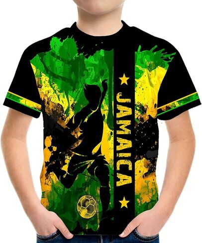 Shirt for Kid 3D Jersey Boy‘s Clothing Shirt for Girl Short Sleeve Top in Saudi Arabia