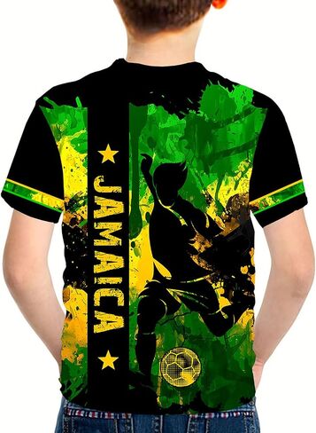 Shirt for Kid 3D Jersey Boy‘s Clothing Shirt for Girl Short Sleeve Top in Saudi Arabia