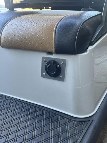 EZGO TXT RXV الألومنيوم عربة الغولف شاحن لوحة محول وعاء ميناء لتحويل بطارية ليثيوم 36 فولت 48 فولت يناسب NOCO GCP1 120 فولت التيار المتناوب التوصيل in Saudi Arabia