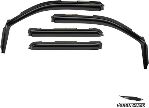 Voron Glass in-Channel Extra Durable Rain Guards for Lincoln Navigator 2018-2024, Window Deflectors, Vent Window Visors, 4 Pieces - 200921 in Kuwait
