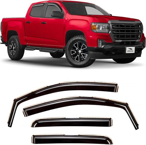 Voron Glass in-Channel Extra Durable Rain Guards for Lincoln Navigator 2018-2024, Window Deflectors, Vent Window Visors, 4 Pieces - 200921 in Kuwait