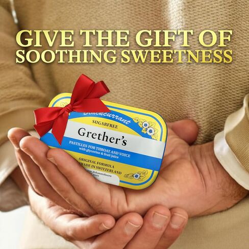 Grether's Sugarfree Pastilles Lemon Ginger Lemon ، Blackcrant ، Blueberry & Elderflower - علاج طبيعي لتجفيف الفم - في الحلق ونكهة صوتية صحية ، تحديث التنفس - 4 حزمة - 3.75 in Saudi Arabia