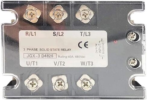3 Phase DC-AC 10A 25A 40A DA 60A 80A 100A 200A Three Phase SSR 3-32V DC Control 24-480V AC Solid State Relay SSR JGX-3 D4840(100DA) in Saudi Arabia