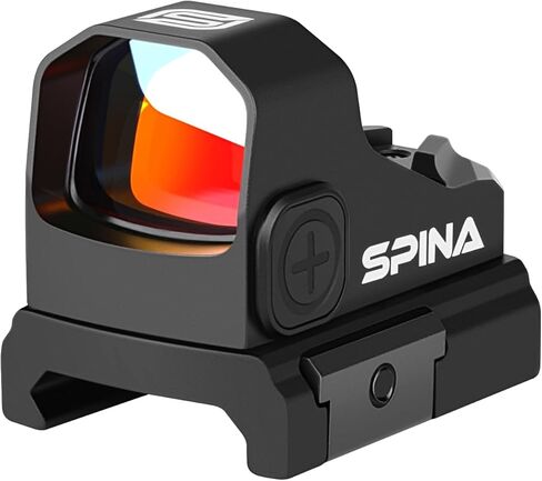 SPINA OPTICS LH-30 RMSC Red Dot Sight متوافق مع بصمة RMSc، مشاهد انعكاسية للمسدس مع اهتز، 10 إعدادات سطوع، 3 شبكاني نقطي MOA مع حامل 20 مم in Kuwait