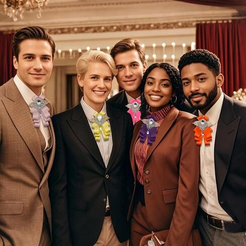 علاقات البوق المتألقة للرجال والنساء الكبير راينستون القوس التعادل الساتان الشريط bowtie لبدلة tuxedo حفلة المساء in Saudi Arabia