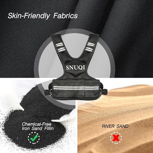 Adjustable Weighted Vest for Men and Women 4-10lbs/9-18lbs/20-32lbs Weighted Vest with 6 Ironsand Weights for Home Workouts Adjustable Body Weight Vest Exercise Set for Cardio and Strength Training in Saudi Arabia