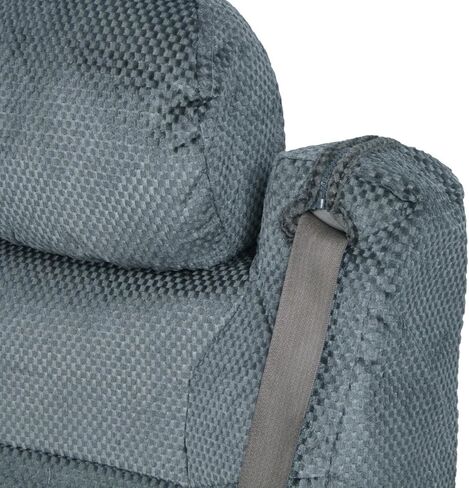 BDK Scottsdale Cloth 2-Pack Front Seat Covers for Pick-Up Trucks, Trucks, Vans with Integrated Seat Belt, Detachable Headrest Without Integrated Arm Rest- Black in Saudi Arabia