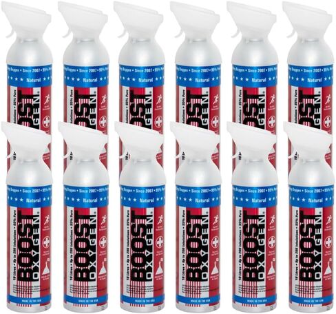 Boost Oxygen Large Revive Peppermint Aroma 10L Canister | Respiratory Support for Aerobic Recovery, Altitude, Performance & Health (3 Pack) in Saudi Arabia