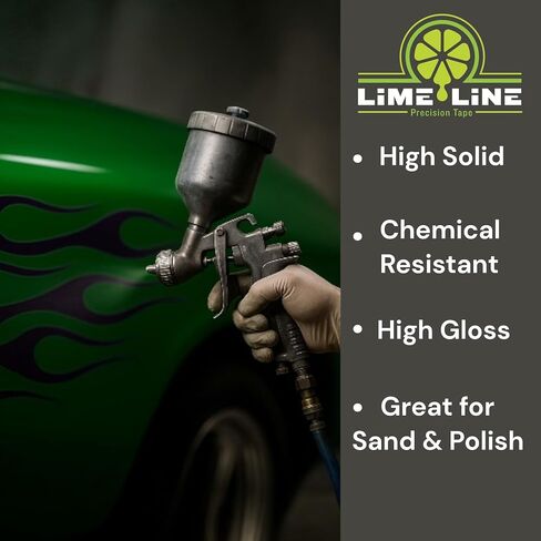 LIME LINE MEGA 2 GALLON AUTOMOTIVE URETHANE CLEARCOAT KIT 2: 1 MIX: High Gloss Glors Clear in Kuwait