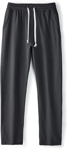 Mens Cotton Athletic Pants Open Bottom Running Sweatpants in Saudi Arabia