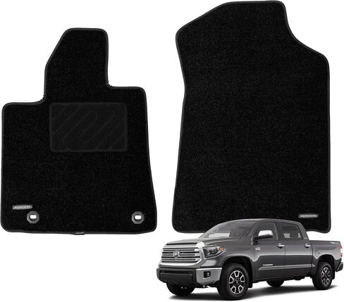 WENNEBIRD Superior Carpet Floor Mats for 2022-2025 Toyota Tundra CrewMax Cab, 0.6 Inch Thickness Rugs, Premium All Weather Anti-Slip Waterproof Floor Liners - 3pc in Kuwait
