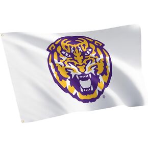 Desert Cactus LSU 100% Polyester Indoor Outdoor 3x5 feet Banner Tigers Geaux Louisiana State University (Flag I) in Kuwait