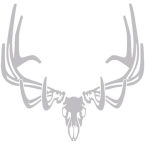 Elk Skull Decal - Elk Hunting Sticker - European Mount - Automotive Window Decal - Big Game Hunter Stickers - Large Decals - Hunting Stickers - Automotive Window Decal - Elk - Hunters Image in Saudi Arabia