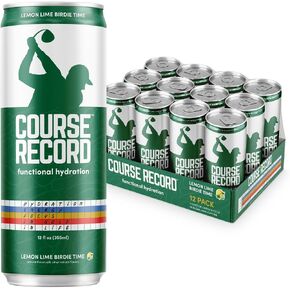 Functional Hydration Drink for Golfers – COURSE RECORD Variety Pack – Electrolytes, Calm Energy & Focus – Healthy Sports Drink – 12-Pack (12oz Cans) – Low Sugar, Low Caffeine in Saudi Arabia