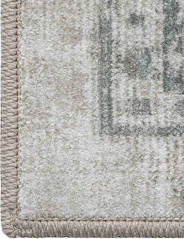 Lumi قابلة للغسل 8 × 12 سجادة لغرفة المعيشة ، سجادة خمر فائقة مع دعم TPE غير الانزلاق ، مقاومة للبقع ، ارتفاع السجاد المنخفض في غرفة النوم وغرفة الطعام in Kuwait