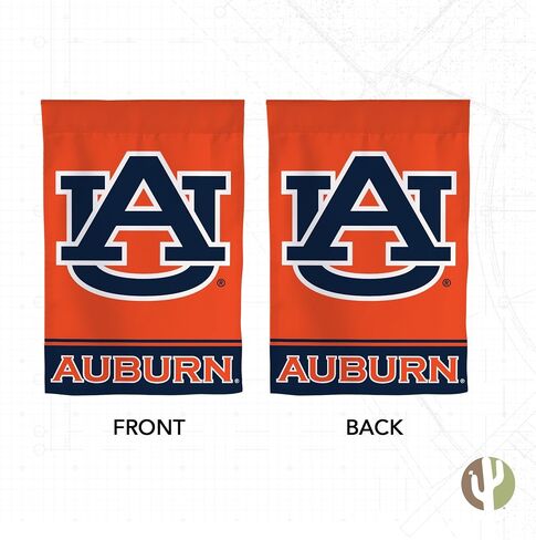 Desert Cactus Auburn University AU Garden Flag – 19 x 12 inch Auburn Tigers Banner, For Outdoor Display and Events (Design B) in Saudi Arabia