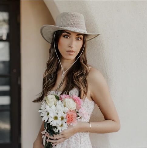 American Hat Makers Breeze Mesh Sun Hat Men & Women – Outdoor Leather Hat in Kuwait