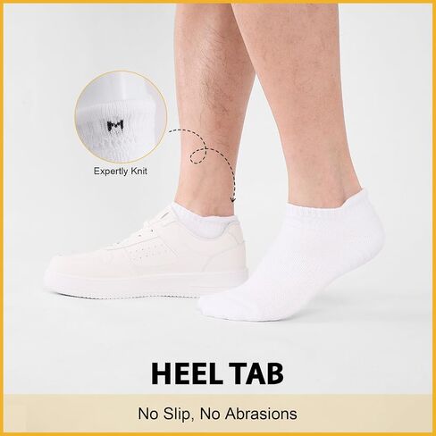 2 Pairs Running Ankle Socks for Men Women, Athletic Breathable Cotton Low Cut Sports Socks with Arch Support Mesh Ventilation in Saudi Arabia