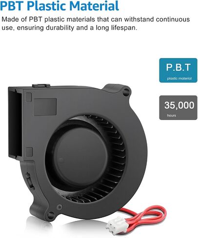 GDSTIME 6028 Blower 12V DC مروحة تبريد بدون فرش 2 ، 60 مم × 28 مم كمبيوتر مركزية مركزية مراوح توربو قفص السنجاب من أجل المرطب 2-pack in Saudi Arabia