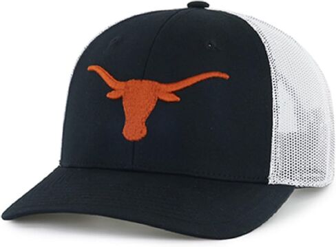 Officially Licensed Texas University Mesh Trucker Hat Classic Edition White/Black Primary Team Logo Adjustable Baseball Snapback MVP Sports Cap in Saudi Arabia
