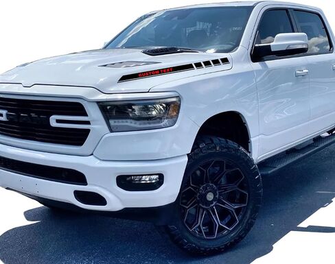 5.7L Performance Pickup Truck Engine Hood Decals Emblem for Dodge Ram 1500 2500 3500 (style1) in Kuwait