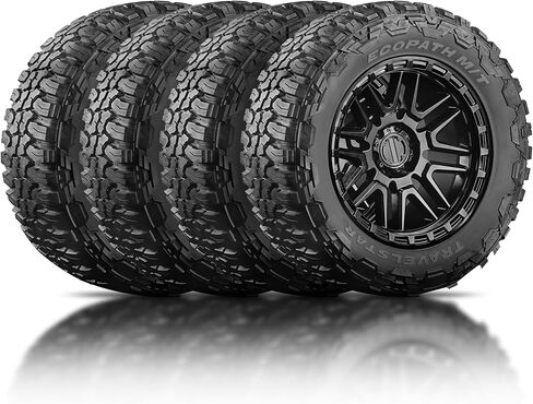 مجموعة من 4 (أربعة) Travelstar Ecopath M/T LT285/75R16 10 PR LOAD Range E 126Q SUV Truck Truck Mud Tyre 285/75/16 (الإطار فقط) in Kuwait