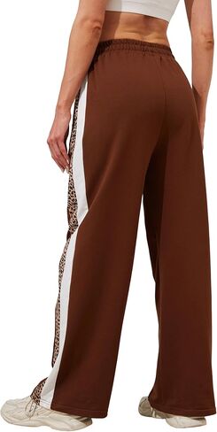 نساء عالي الصرمة للمسلسلات العريضة سروال البهجة النمرات الشريطية الرياضية للركض من أجل العرض غير الرسمي ، التمرين ، صالة ، أزياء الشارع in Kuwait