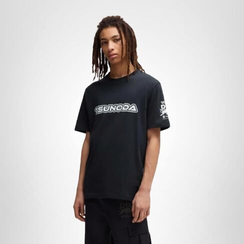 HUGO Men's Tsunoda Graphic F1 2025 Racing Bull Fan T-Shirt in Saudi Arabia