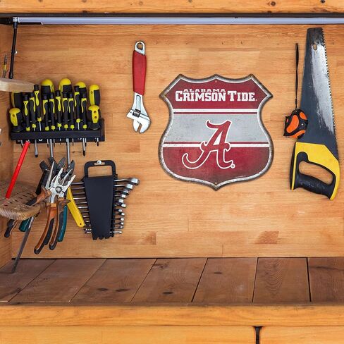 Rico Industries NCAA South Carolina Gamecocks Rustic 11.5 "Decor Decor Metal Sign in Kuwait