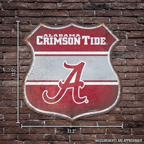 Rico Industries NCAA South Carolina Gamecocks Rustic 11.5 "Decor Decor Metal Sign in Kuwait