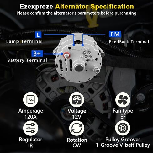 Ezexpreze المولد الملائم لهوندا Odyssey 3.5L V6 2013-2017،130AMP CW ، OE#11775 31100-RV0-A11 400-52718R in Saudi Arabia