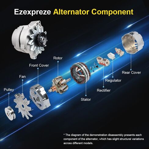 Ezexpreze المولد الملائم لهوندا Odyssey 3.5L V6 2013-2017،130AMP CW ، OE#11775 31100-RV0-A11 400-52718R in Saudi Arabia