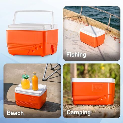 Ice Chest 19 Qt | Durable Leakproof Hard Cooler | Medium-Size Ice Box for Camping, Fishing, and Outdoor Adventures in Saudi Arabia