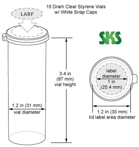 5 درامات قوارير الستايرين الصافية مع قبعات المفاجئة in Kuwait