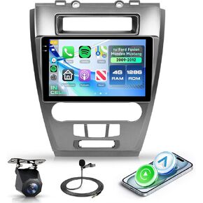 2G+64G Android Car Stereo for Ford Fusion Mondeo Mustang 2009-2012,Wireless Carplay Android Auto Car Radio,10'' Touch Screen Head Unit with GPS WiFi Bluetooth Mirror Link FM RDS Backup Camera in Saudi Arabia