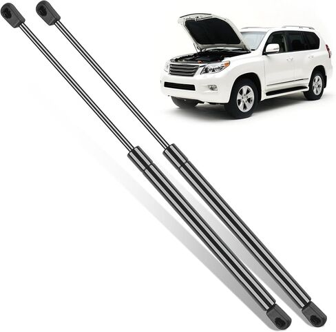 دعامات رفع الغطاء الأمامي لسيارة Toyota Camry 2007 2008 2009 2010 2011، دعامات صدمات الغاز 07 08 09 10 11 6333 PM1102 5345006042 دعم الرفع الأمامي لنوابض الغاز ذات الغطاء الأمامي حزمة احترافية من 2 in Kuwait