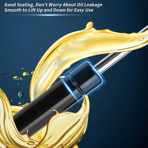 نوابض غازية 7 بوصة 35Ib/160N/16 كجم، دعامات غازية 7 بوصة، صندوق أدوات دعم الرفع الهيدروليكي، قطعتان، أسود in Kuwait