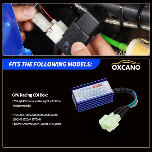 6 دبوس AC CDI Box استبدال لـ GY6 49CC 50CC 70CC 90CC 125CC 150CC ATV TAOTAO ROKETA SUNL SCOOTER MOPED GO KART DUNE MOTERGY MOTERCYCL in Kuwait